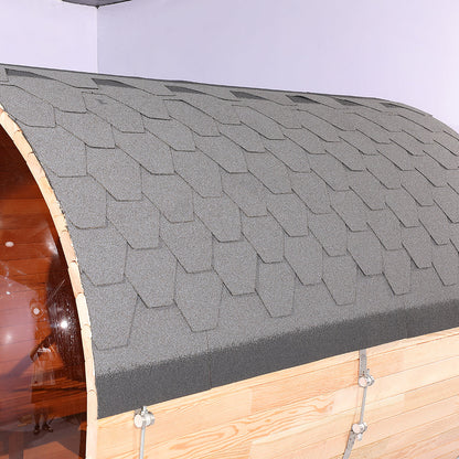 Panoramic View Window Barrel Sauna