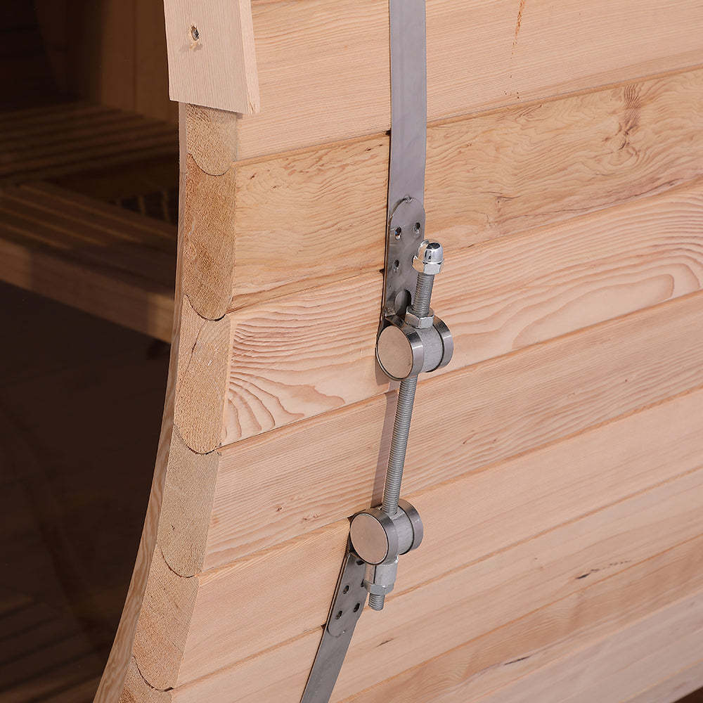 Outdoor Barrel Sauna（3-4 Person）